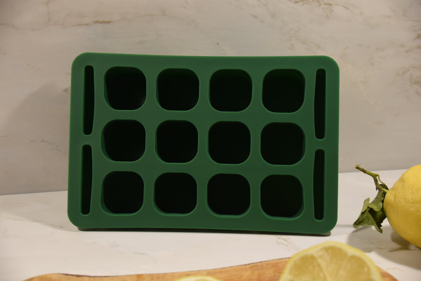 FlexCube – Silikonform 12 × 30 ml zum Einfrieren & Backen
