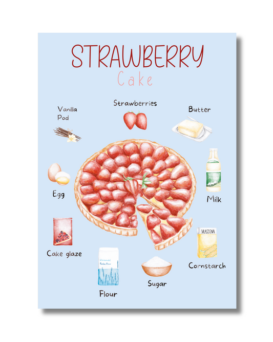 Erdbeerkuchen Classique – Zutaten
