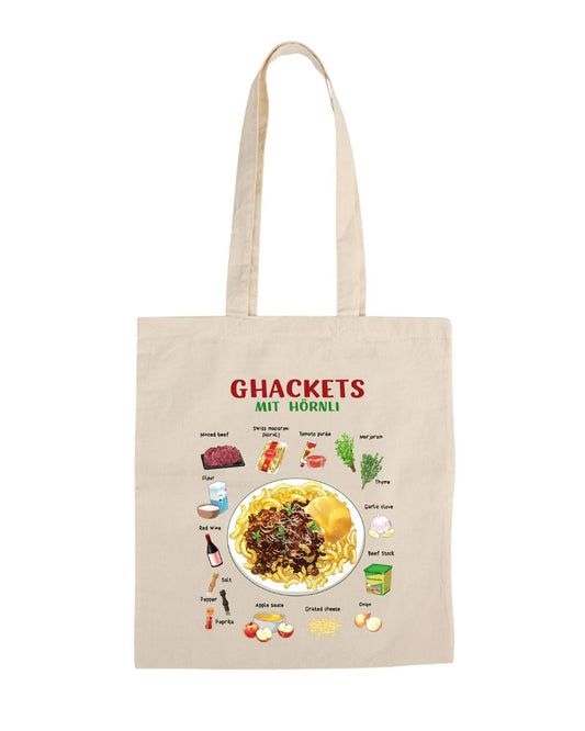 Tragetasche Ghackets mit Hörnli