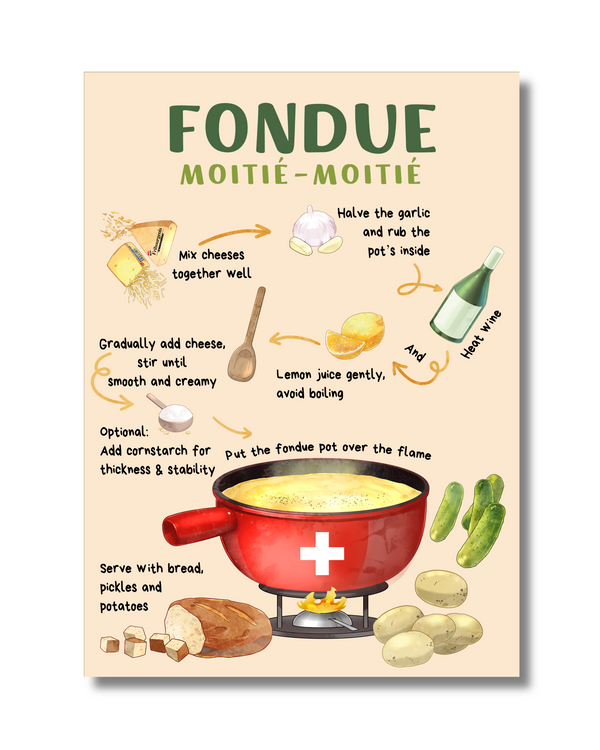 Recipe card: Fondue Moitié-Moitié
