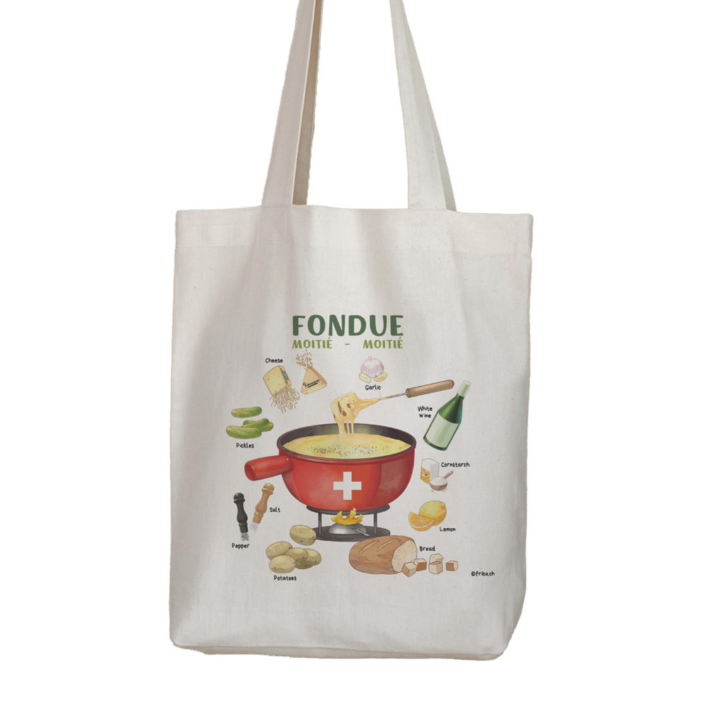 Bundle - Tote Bag + Karte: Fondue