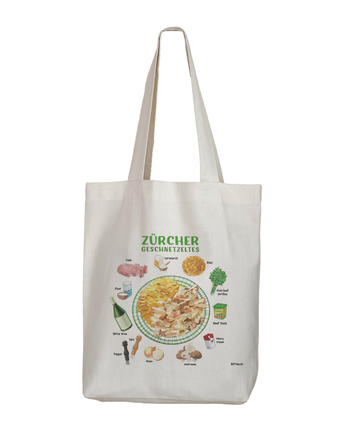 Strawberry Cake Chibite Tote Bag